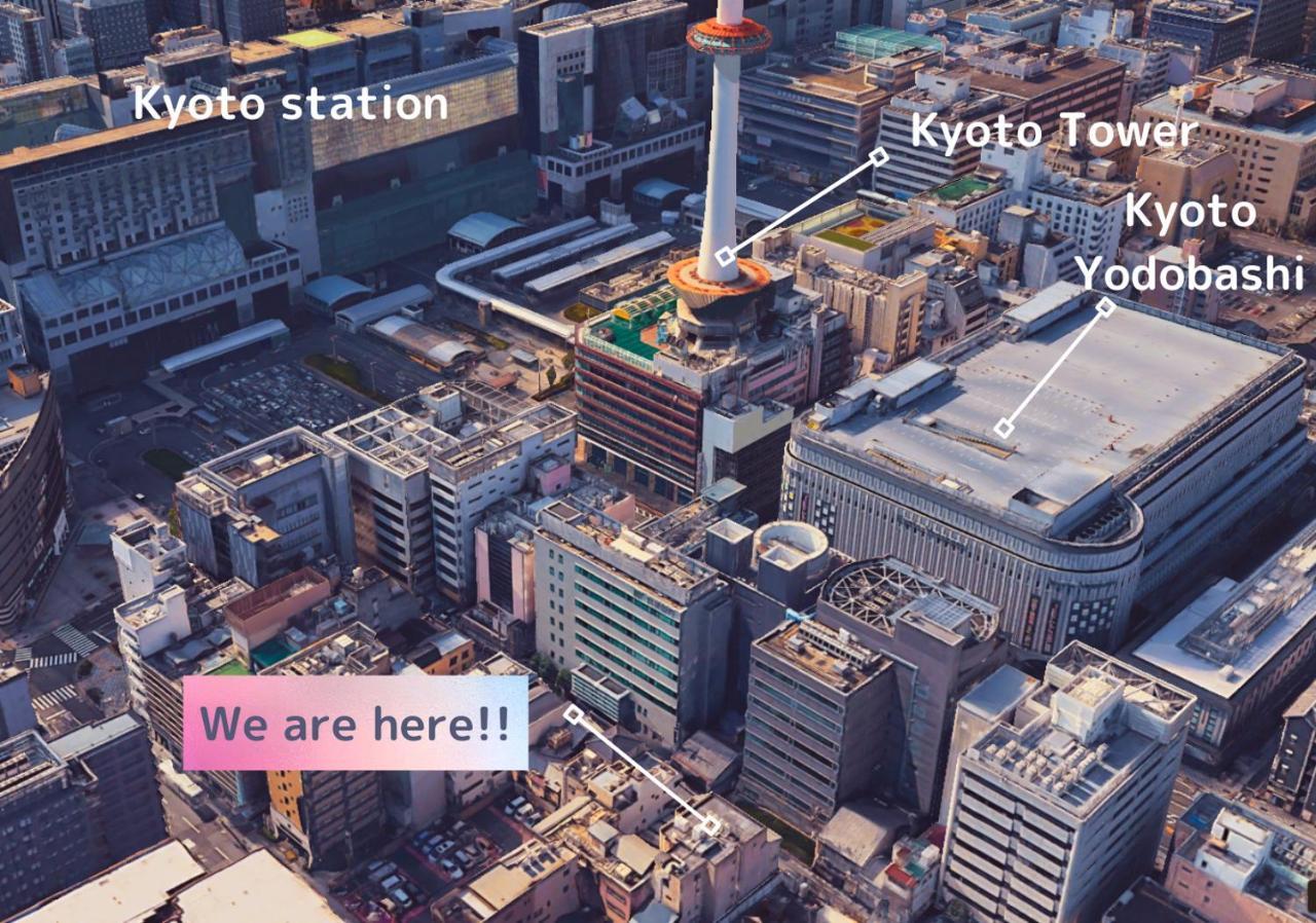 京都駅前ひふみ旅館（Hifumiryokan Kyoto Station) Buitenkant foto